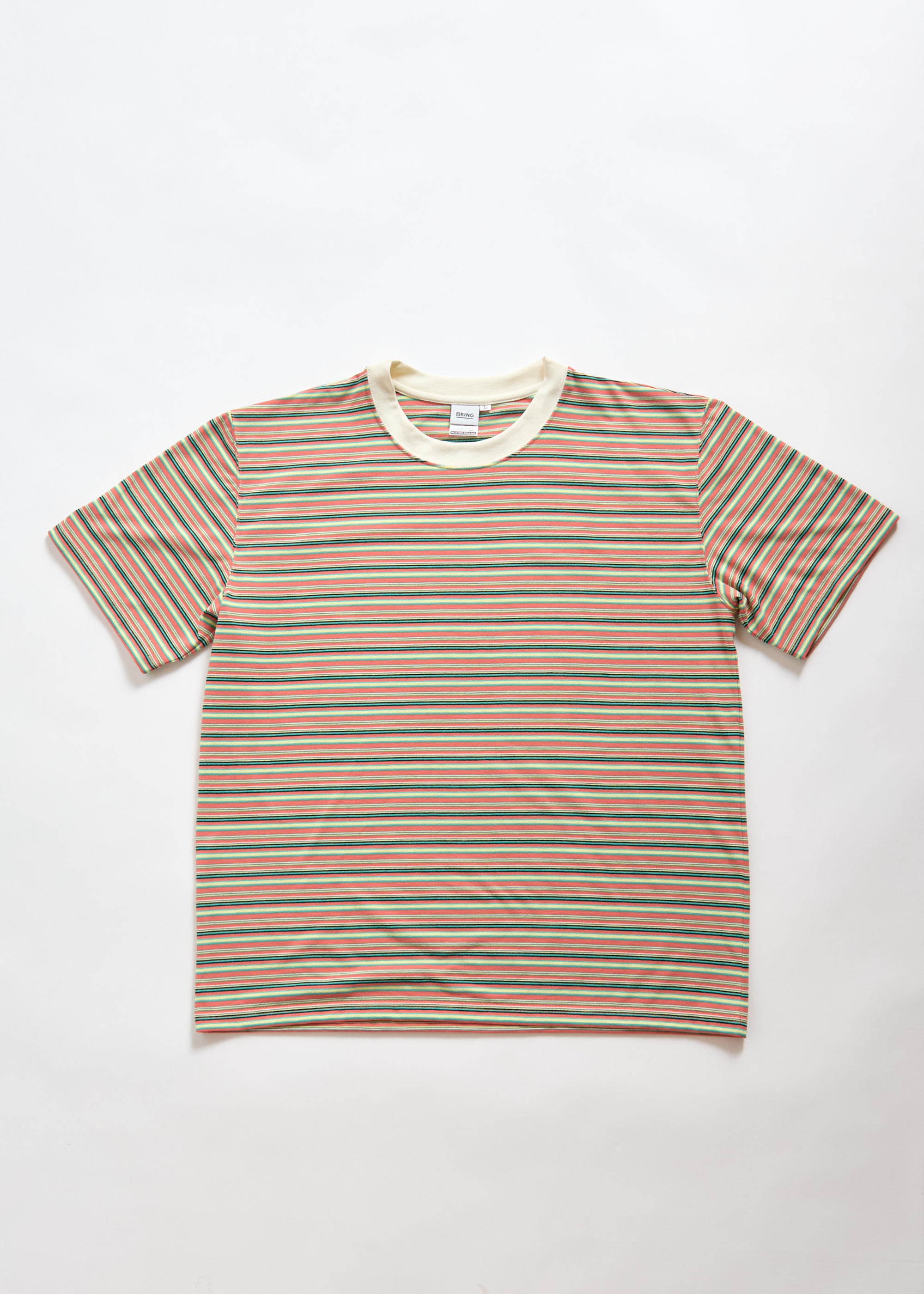 ブリング Tシャツ DRYCOTTONY マルチボーダーTシャツ BD0156 ユニセックス BRING ブリング Tシャツ DRYCOTTONY マルチボーダーTシャツ BD0156